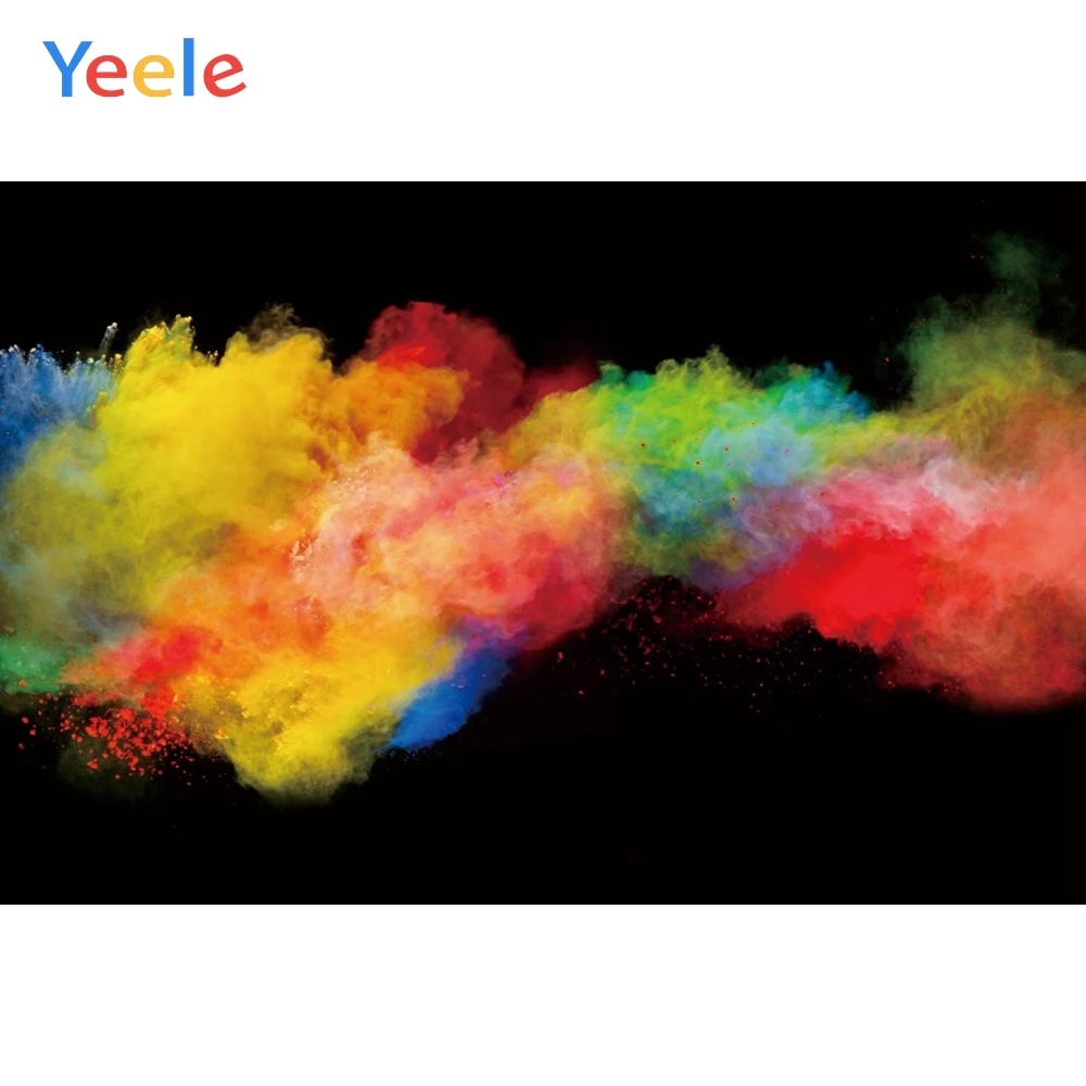 

Yeele Colorful Dyeware Painting Photography Backgrounds Customized Photographic Backdrops for Photo Studio