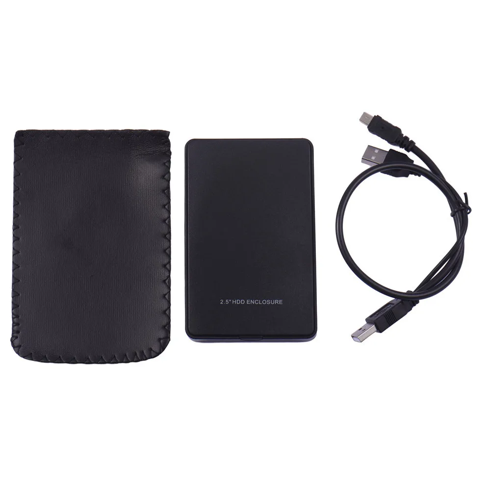 USB 2,0 HDD чехол жесткий диск 2,5 дюймов коробка SATA 2 ТБ внешний корпус для жесткого диска мобильный жесткий диск HDD Корпус док-станция для Caddy для ноутбука