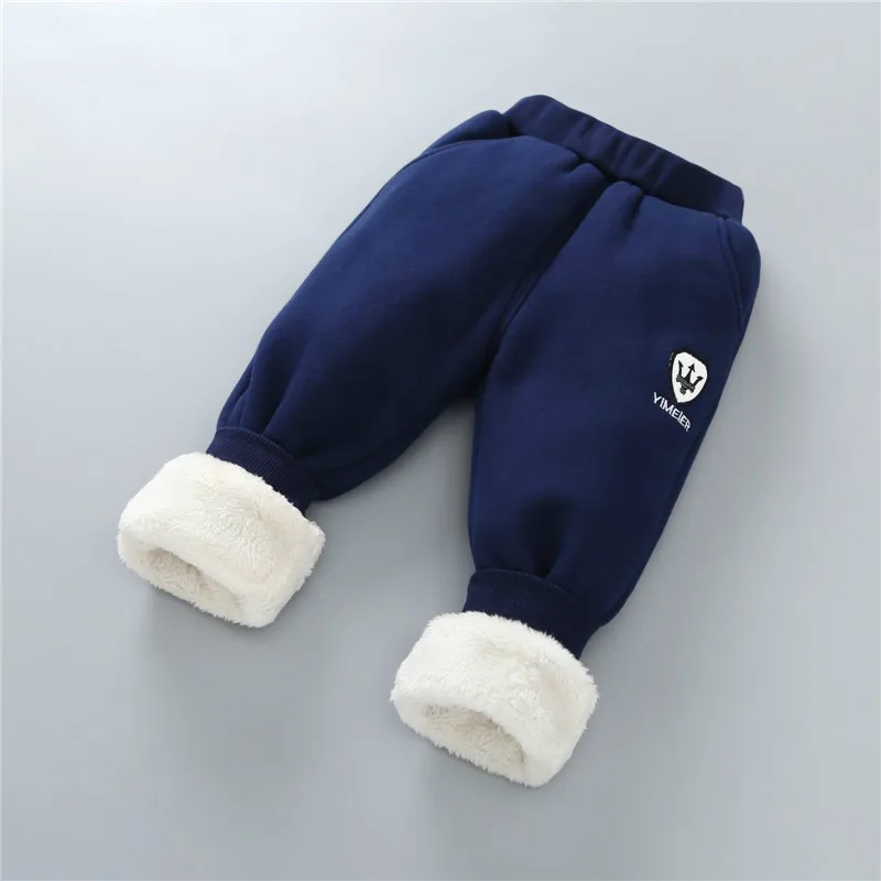 Plus Velvet Boy Kids Winter Pants New 2018 Autumn Children Casual Trousers Baby Girls Boys Warm Tracksuit | Мать и ребенок