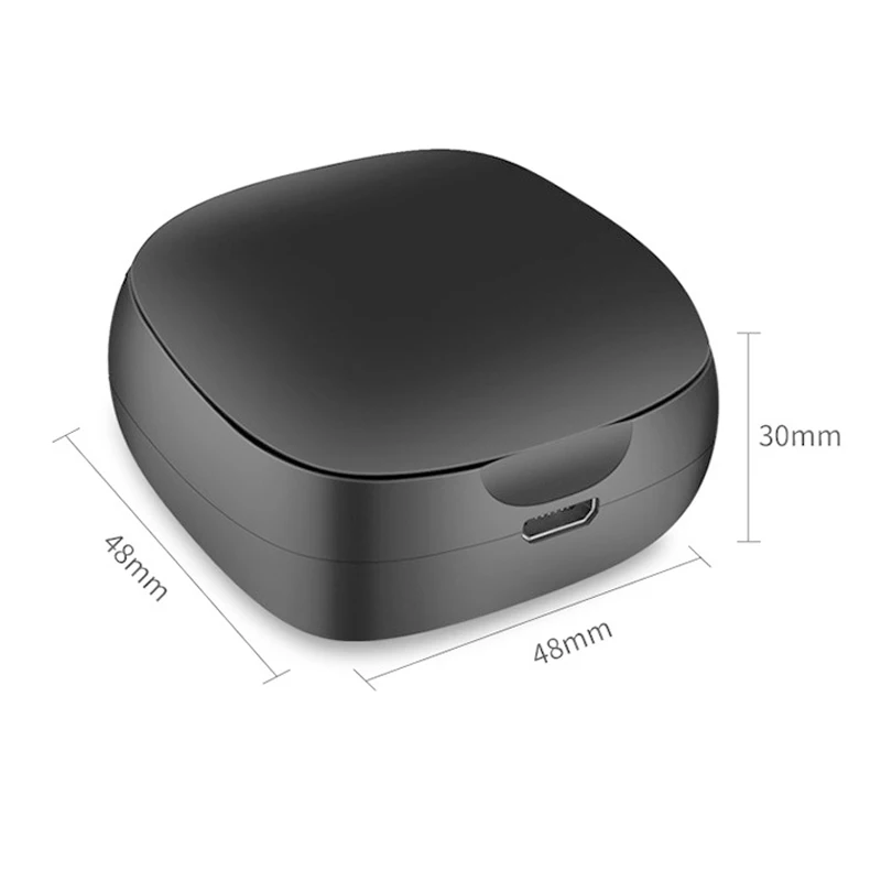 TWS беспроводные bluetooth наушники стерео HIFI Звук свободные руки с зарядным чехлом