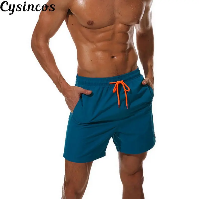 CYSINCOS мужские спортивные шорты 2019 летние пляжные повседневные дышащие для