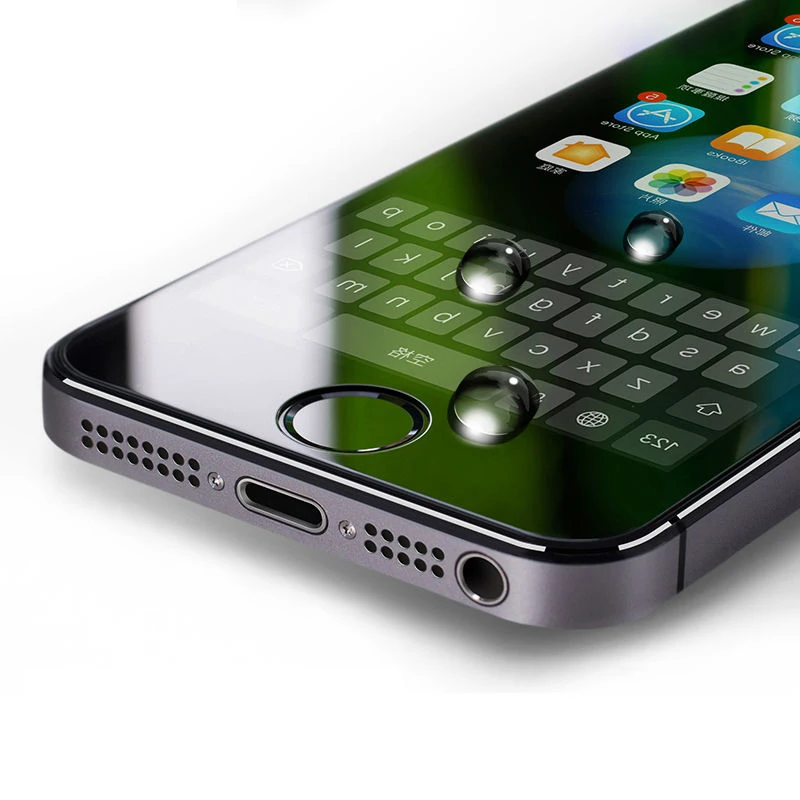 Передняя+ задняя пленка из закаленного стекла для Apple iphone 5 5s, защита экрана, CHYI, бренд 9 H, защитная пленка с инструментами, 2 шт./лот