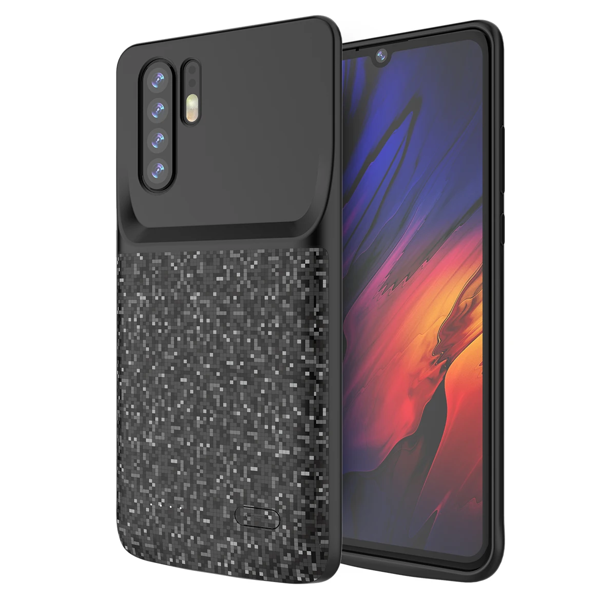 4700 мА/ч чехол для внешнего резервного аккумулятора для huawei P30 Lite, чехол для зарядного устройства, внешний аккумулятор, чехол для зарядки для huawei P30 Pro, чехол для аккумулятора - Цвет: Black For P30 Pro