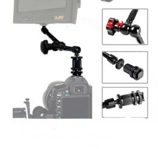 Magic Arm Bracket Inch Hot Shoe Connector Screw Clamp for DSLR Camera LCD Monitor LED Light accessories | Электроника