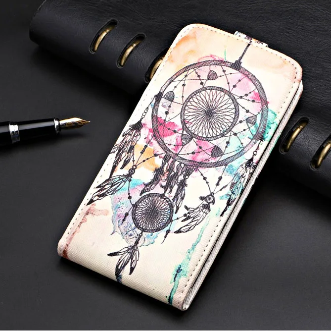 Кожаный чехол-книжка из ТПУ для iphone 5, 5C, 5S, 6, 6 S, 7, 8 Plus, задняя крышка, Модный милый мультяшный чехол для телефона, чехол для iphone X, Xs, Max, XR - Color: dreamcatcher