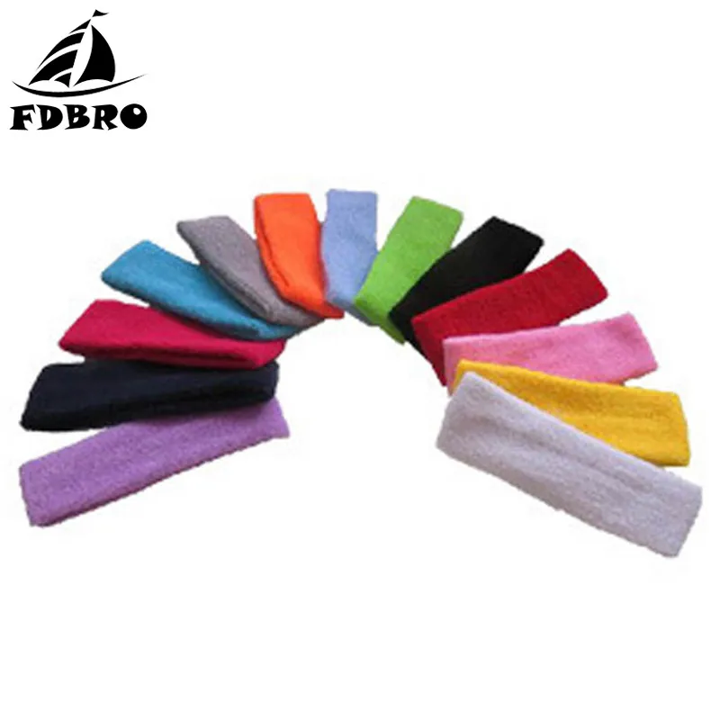 FDBRO спортивный Напульсник для бега фитнес тренажерный зал лента волос при