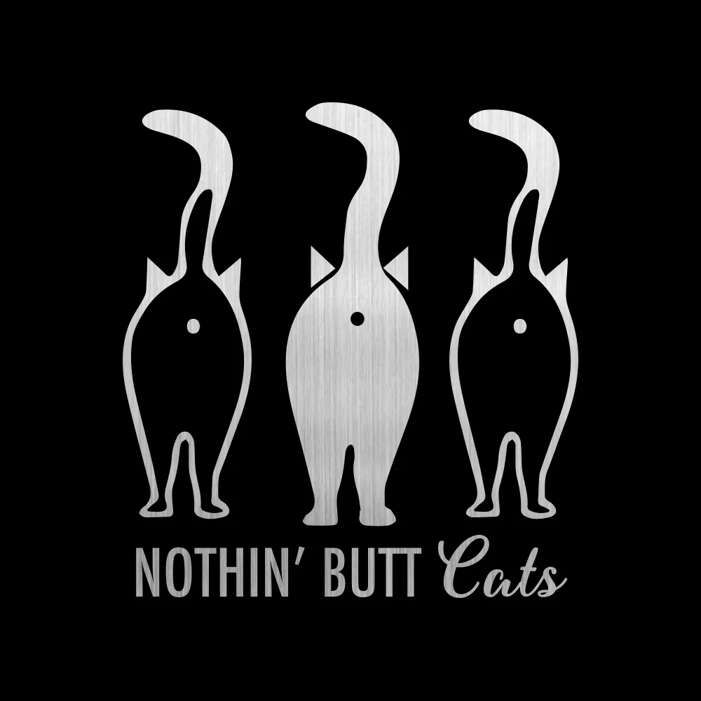 Tangcredy автомобильные наклейки и Nothin Butt наклейка &quotкошки&quot для автомобильного