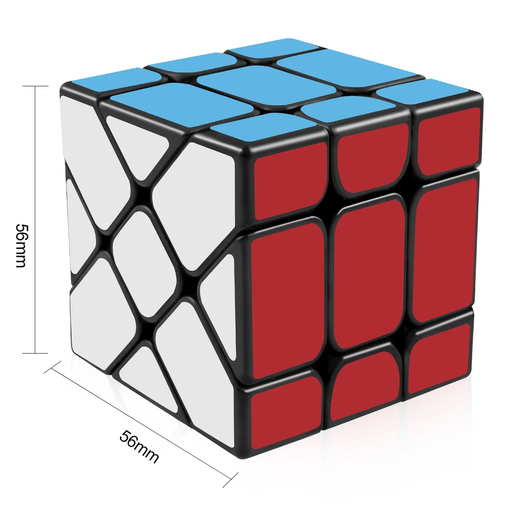 D FantiX Yj Fisher Cube неравный 3x3 скоростной кубик головоломка плавный скручивающийся