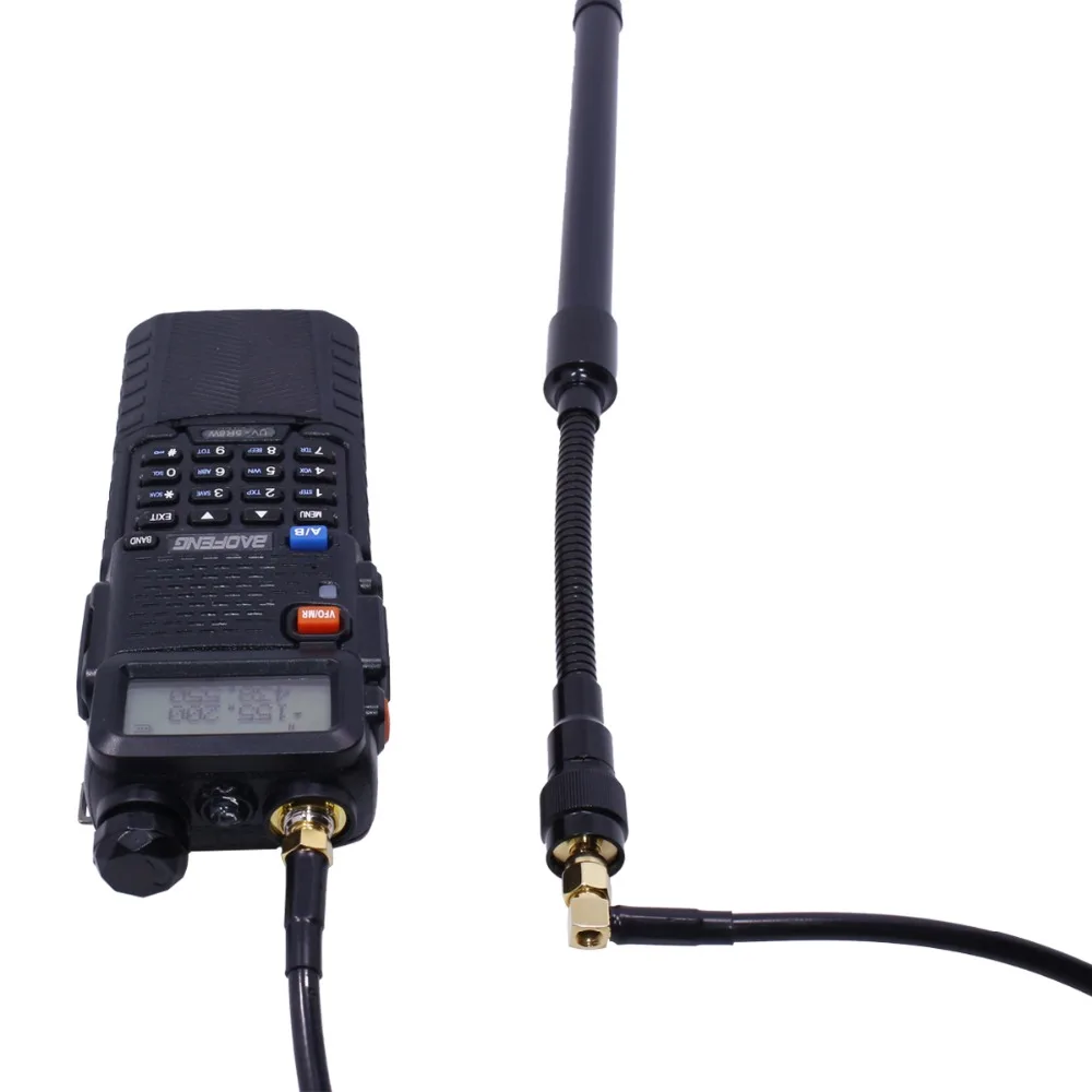 ABBREE AR-152 AR-148 Тактический антенна SMA-Caxial Удлинительный кабель для Baofeng UV-5R UV-82 UV-9R плюс иди и болтай Walkie Talkie