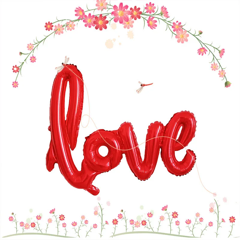 Гелиевые воздушные шары Love Lette латексные украшения для дня рождения детский