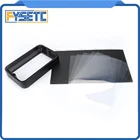 Материал стойки черный 104*164*30 мм для DLP SLA 3D-принтера, Анодированная Алюминиевая смола, стальное кольцо, установленное металлическое с пленкой FEP