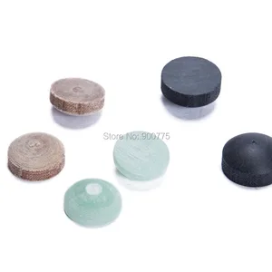 2 шт Бильярд прыжок Кии кончики льняной качественный бильярдный кий бильярд аксессуары черныйкоричневыйсиний (опционально)