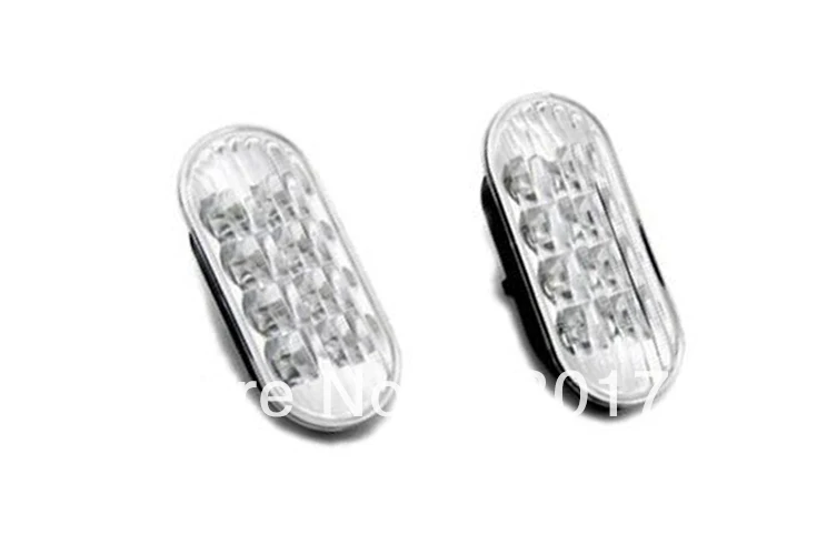 Светодиодный боковой габаритный фонарь (прозрачные линзы желтый светодиод) для VW