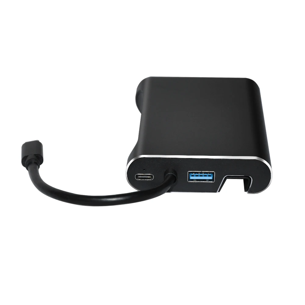 DeepFox PD зарядки RJ45 сети Порты и разъёмы 4 К HDMI VGA HUB держатель телефона для Windows 10 hp samsung S8/ s9 Note8 LG huawei Mate10