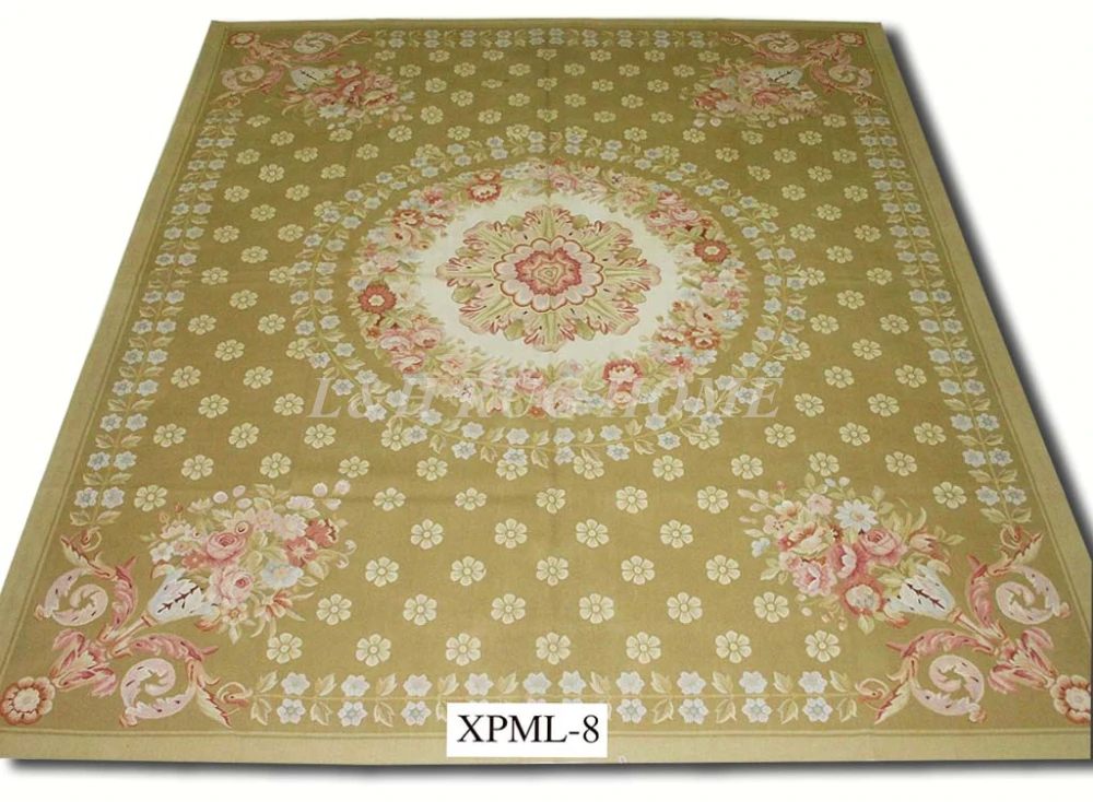 

Free Shipping 5'X8' French Woolen Aubusson rug handmade 100% New Zealand wool rugs and carpets