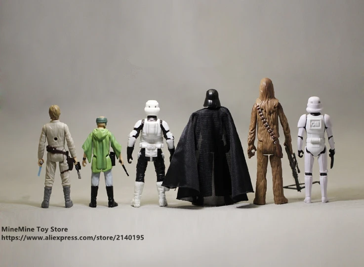 DISNEY Star Wars 8 11 см 6 шт./компл. фигурку модель осанки коллекция украшений аниме