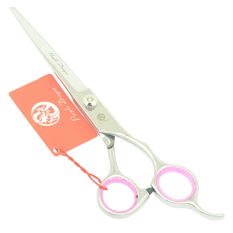 Purple Dragon 7.0" Dog Grooming Scissors Stainless Steel Pet Straight Curved Cutting Thinning Shears Dog Hair Trimmer LZS0754