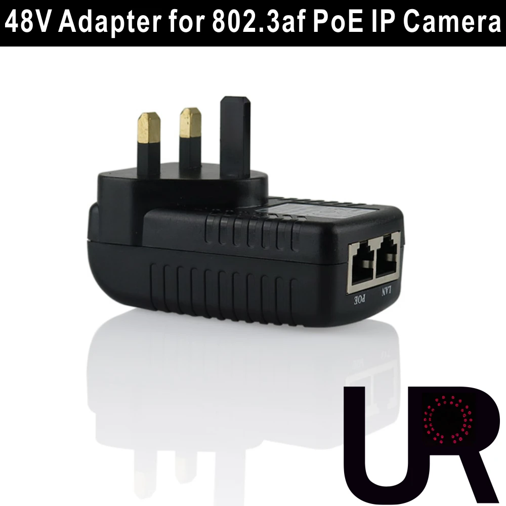 DC48V POE Питание предназначен для IEEE802.3af ip камеры и Поддержка 100 м ethernet кабель