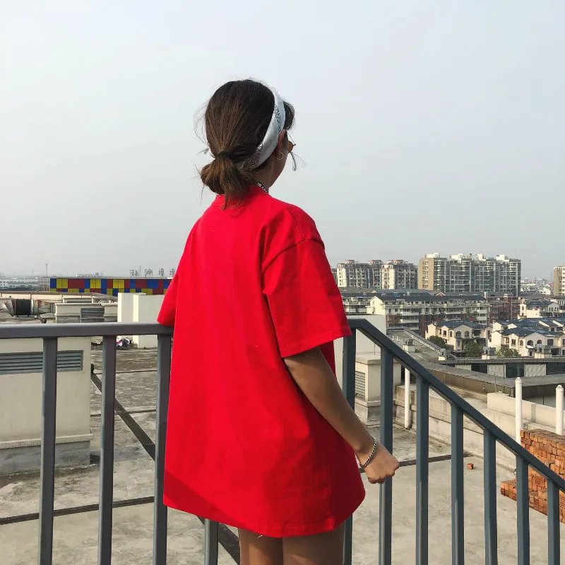 Lychee для девочек повседневная Летняя женская футболка с принтом буквенным