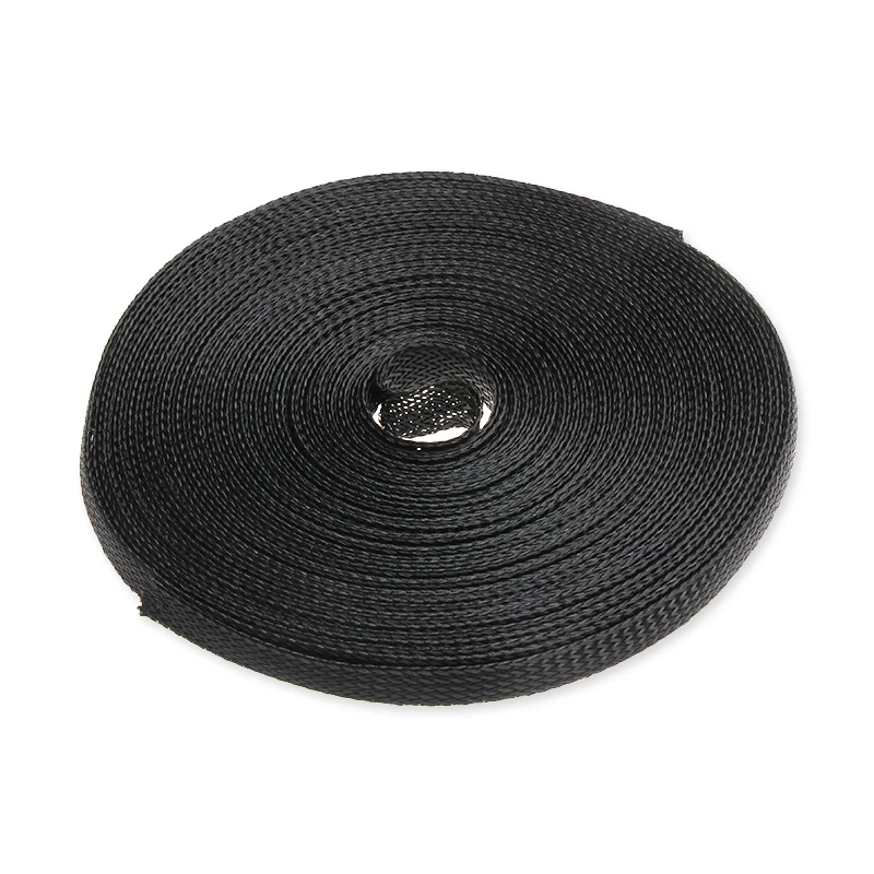 

10 м, черный, Высокоплотный, 8 мм, плотный, нейлоновый, плетеный кабель, защитная втулка