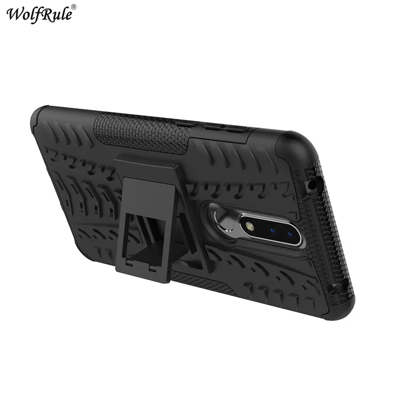 Чехол для Nokia X3 двухслойный бронированный силиконовый чехол 3 1 Plus держатель