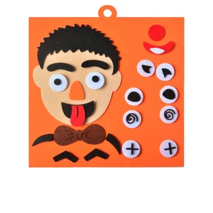 Boy LoveCCD 30 см DIY игрушки изменение эмоций головоломки игрушки творческие мимики познавательные Развивающие игрушки для детей J05#20 - Цвет: Boy