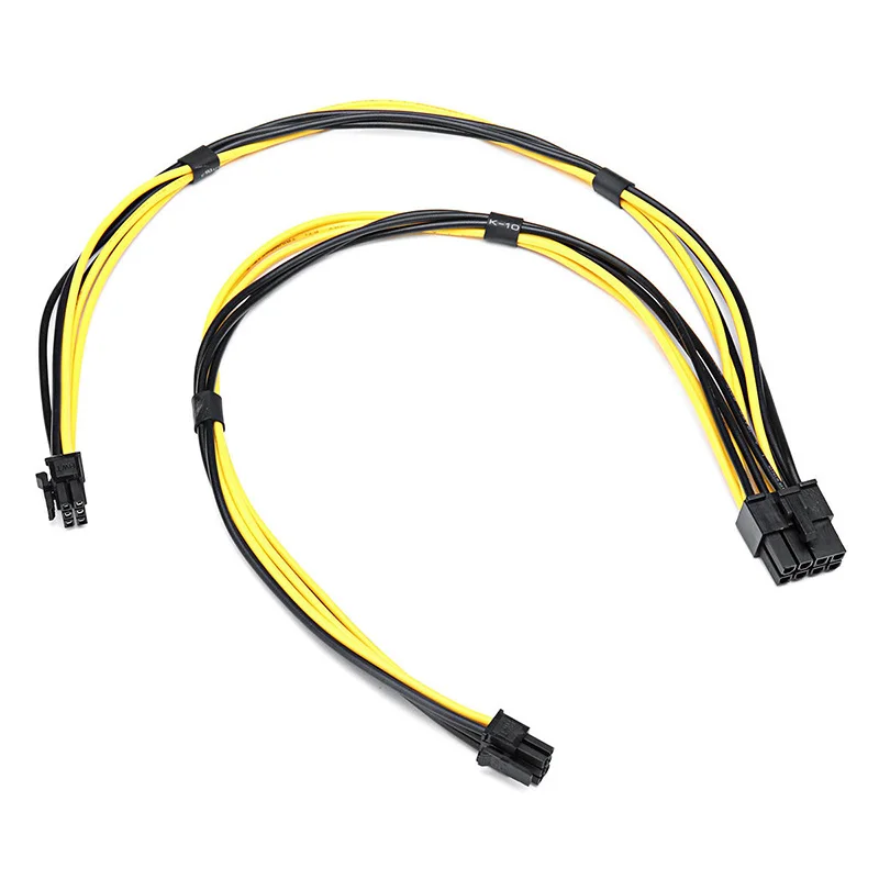 2019 горячий 18AWG двойной мини 6 Pin к 8 Мужской PCI-E кабель питания для Mac Pro видеокарта DOY