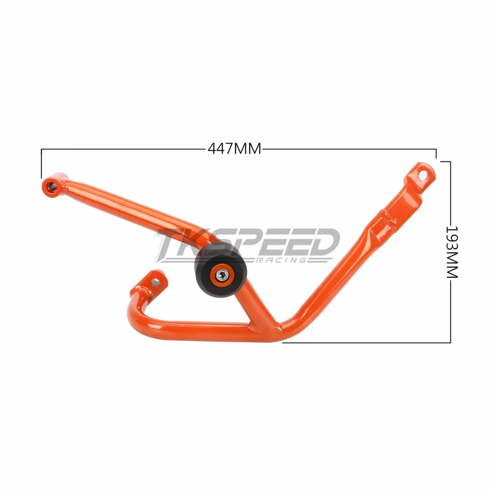 Для KTM DUKE 390 2013 2014 2015 2016 защита двигателя мотоцикла от краш бар оранжевый DUKE390