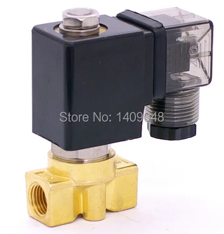 PU 04 тип проводки 0 ~ 10 бар 2/2 способ прямого действия NC Латунь G1/4 &quotbsp паровой