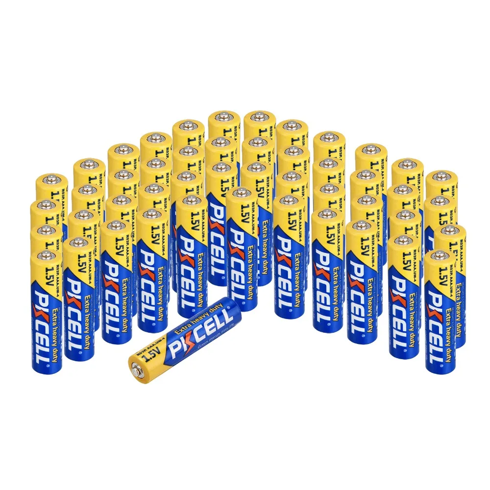 

Zinc Carbon Dry Batteries Primary Battery 48 pcs General New AAA Battery R03P 1.5V 3a Battery for remote control & toothbrushes