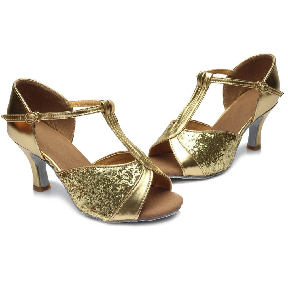 Туфли женские для бальных танцев профессиональные туфли из искусственной кожи и