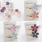 Заколка для волос с жемчужным цветком, 2 шт., 2019