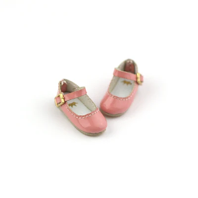 rose red Классическая Маленькая кожаная обувь для куклы Blyth JB MMK AZONE, аксессуары для куклы - Цвет: rose red