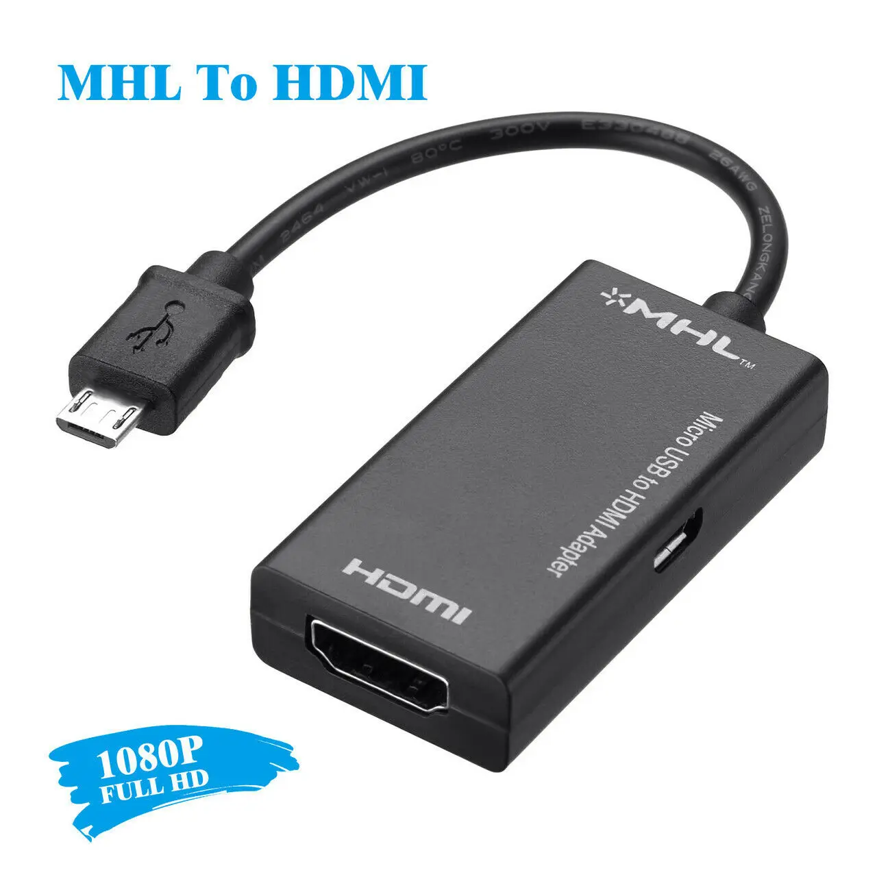 Микро-USB к HDMI адаптер для ТВ монитора 1080P HD аудио кабель и HDMI видео конвертер для samsung HUAWEI htc MHL устройства
