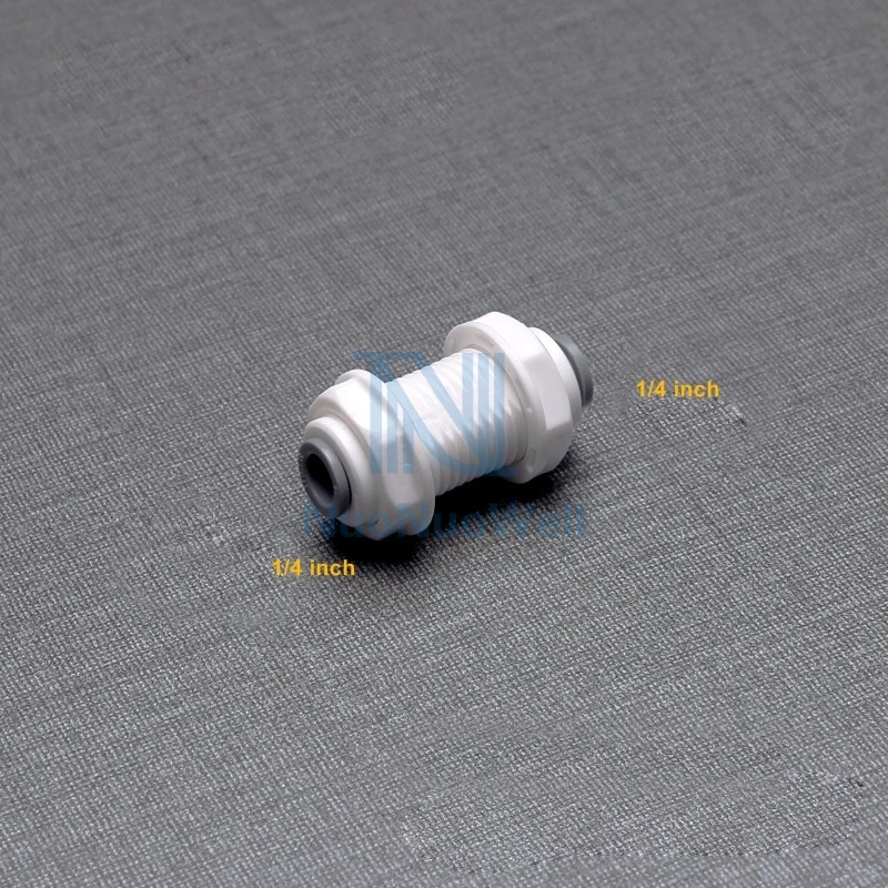 NuoNuoWell 1/4 'Ɖ/8'' переборка аквариумная трубка Водоочиститель RO воды быстрое