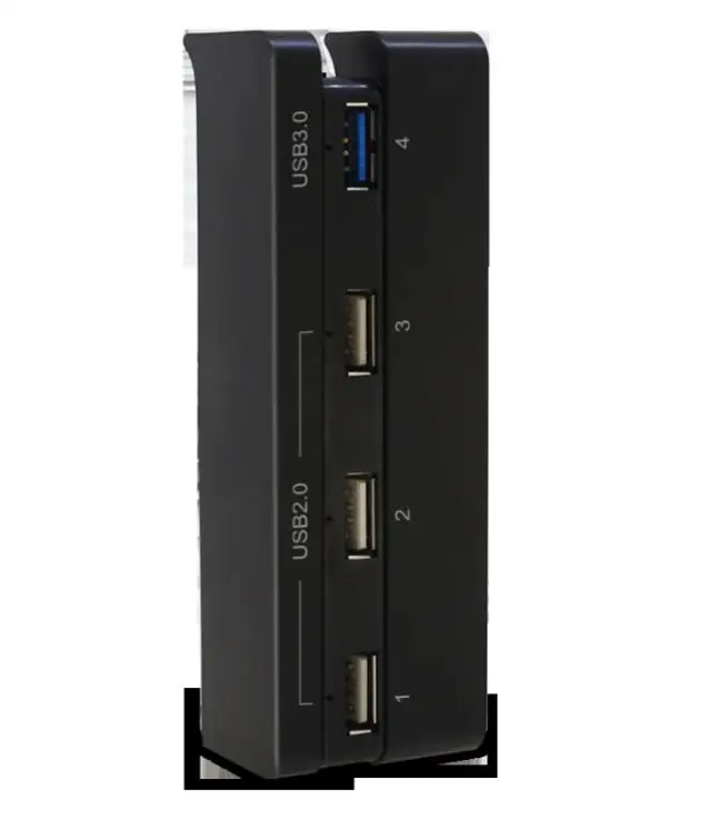 Новейший 4-в-1 концентратор PS4 Slim для Sony PlayStation 4 slim Console USB HUB 1 порт 3 0 + порта 2