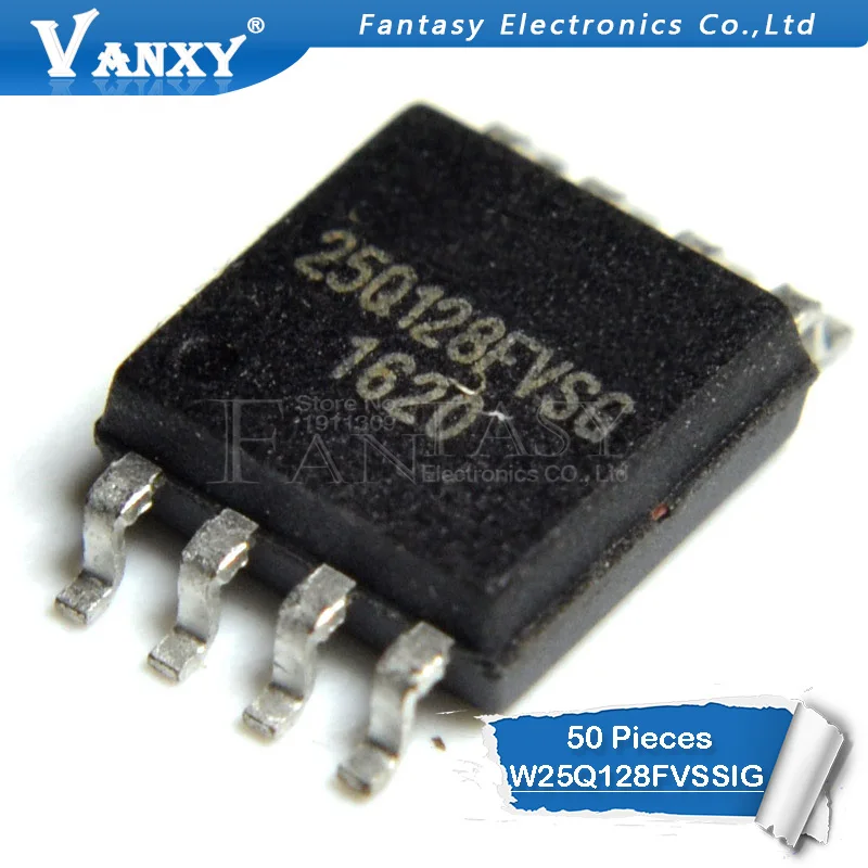 50 шт. W25Q128FVSG SOP8 25Q128FVSG SOP 25Q128 W25Q128FVSSIG W25Q128 SMD и IC
