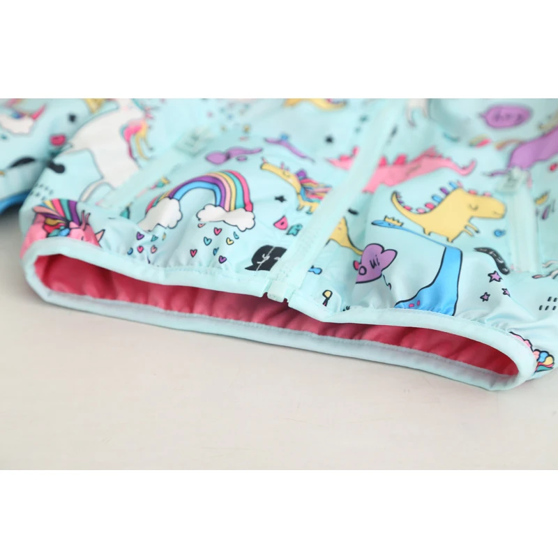 LOVE DD&ampMM Girls Coat New Children's Cartoon Dinosaurs Hooded Casual Zipper Jacket Kids Clothes Sweet Costume | Детская одежда и