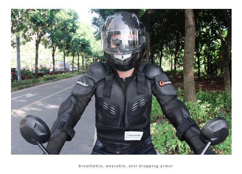Riding Tribe rcycle Body Armour Мужская Женская Защитная куртка эластичная мотоциклетная гоночная куртка