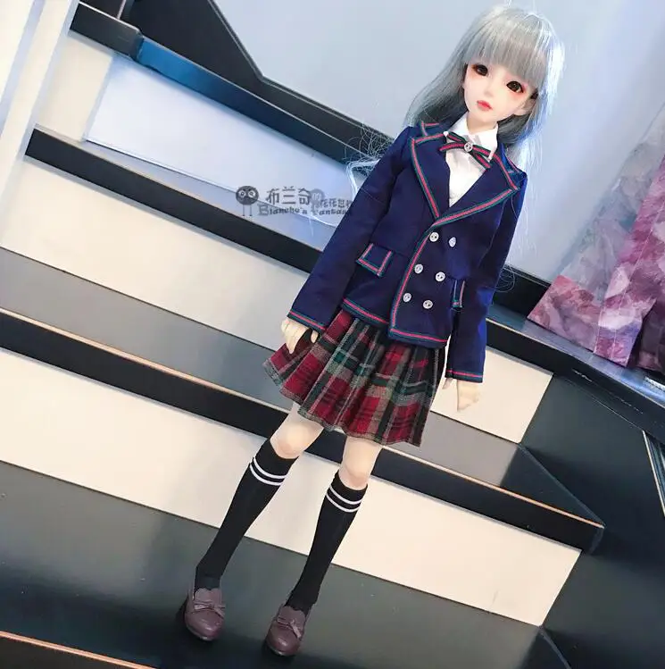 1/3 DD 1/4 MSD BJD кукла пальто юбка аксессуары для кукол Студенческая японская