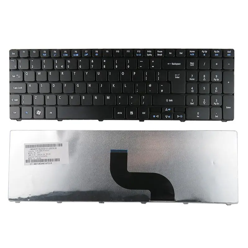 Клавиатура GZEELE для ноутбуков Acer Aspire 5742, 5742G, 5742Z, 5742ZG, 5750, 5750G, 5750Z, 5750ZG, Черная - изображение