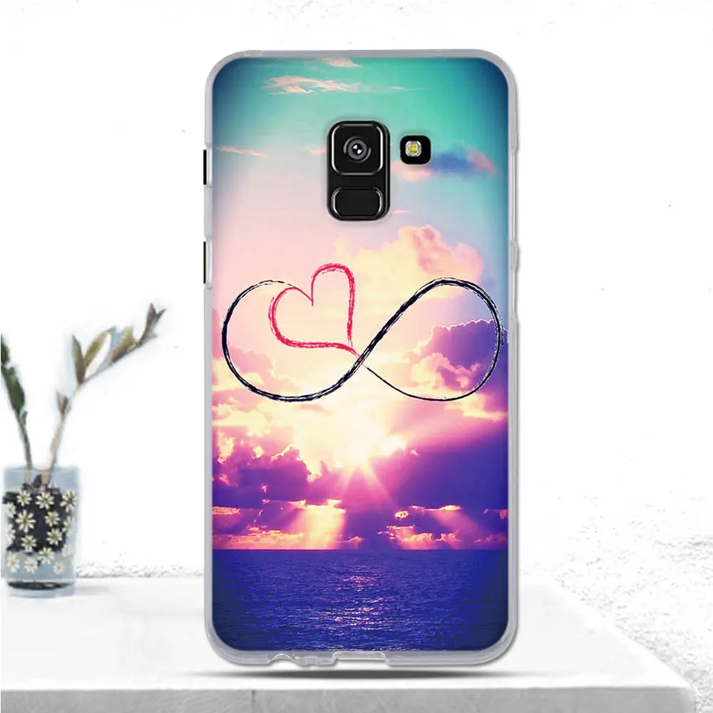 Для samsung Galaxy A8 2018 A530 Plus Мягкий силиконовый чехол на заднюю панель для A3 2015 2017 A5 A320