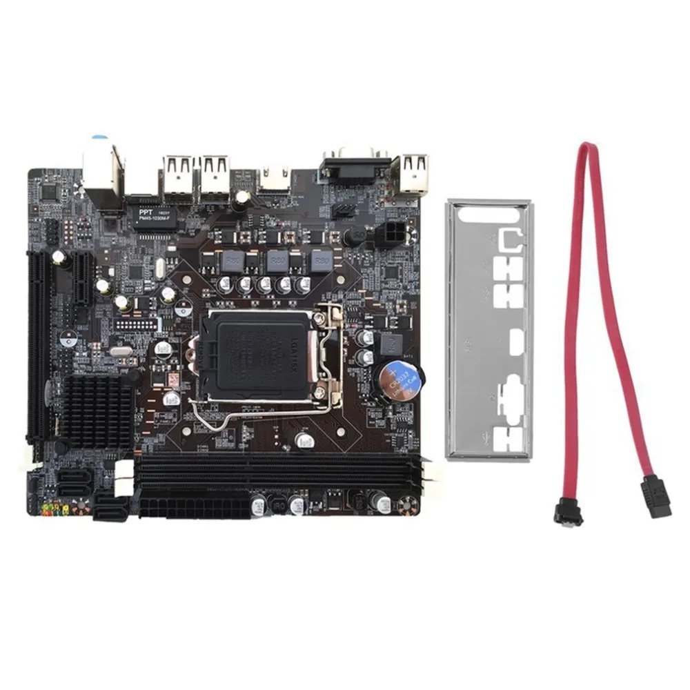 H61 настольная материнская плата LGA 1155 Материнская USB2.0 DDR3 1600/1333 для обновления