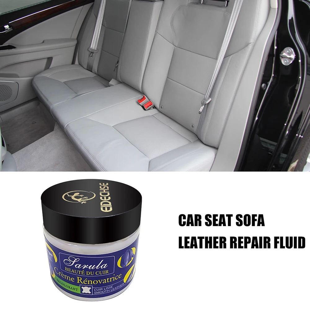 

Leather Repair Cream Vinyl Car seat Restoration Kit Scratch Crack Rip Hole Sofa Coat shoe leather polishing paste not Liquid