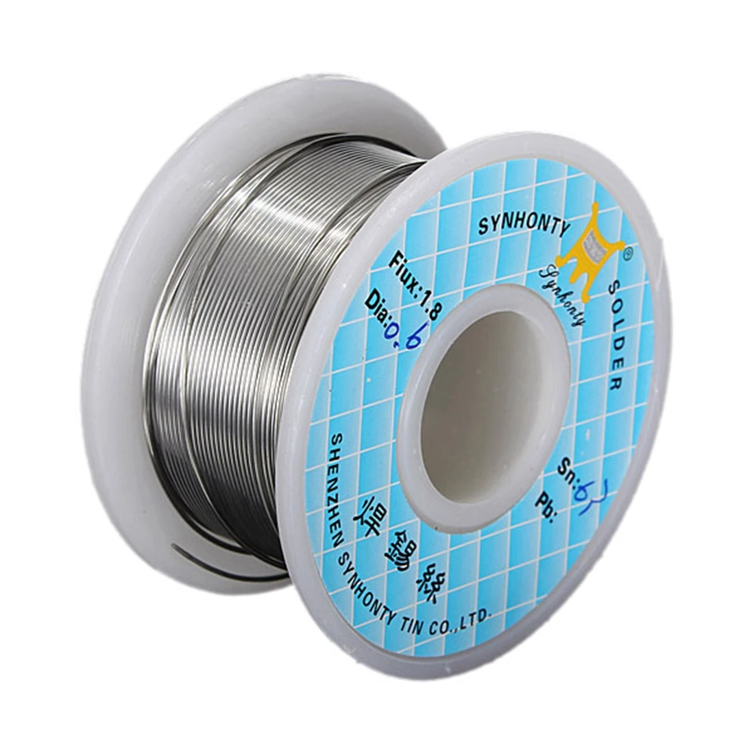 SCLS Generisch 0.6mm 50G 65ft 63/37 Rosin Core Flux 1.8% Tin Lead Roll Soldering Solder Wire | Электроника
