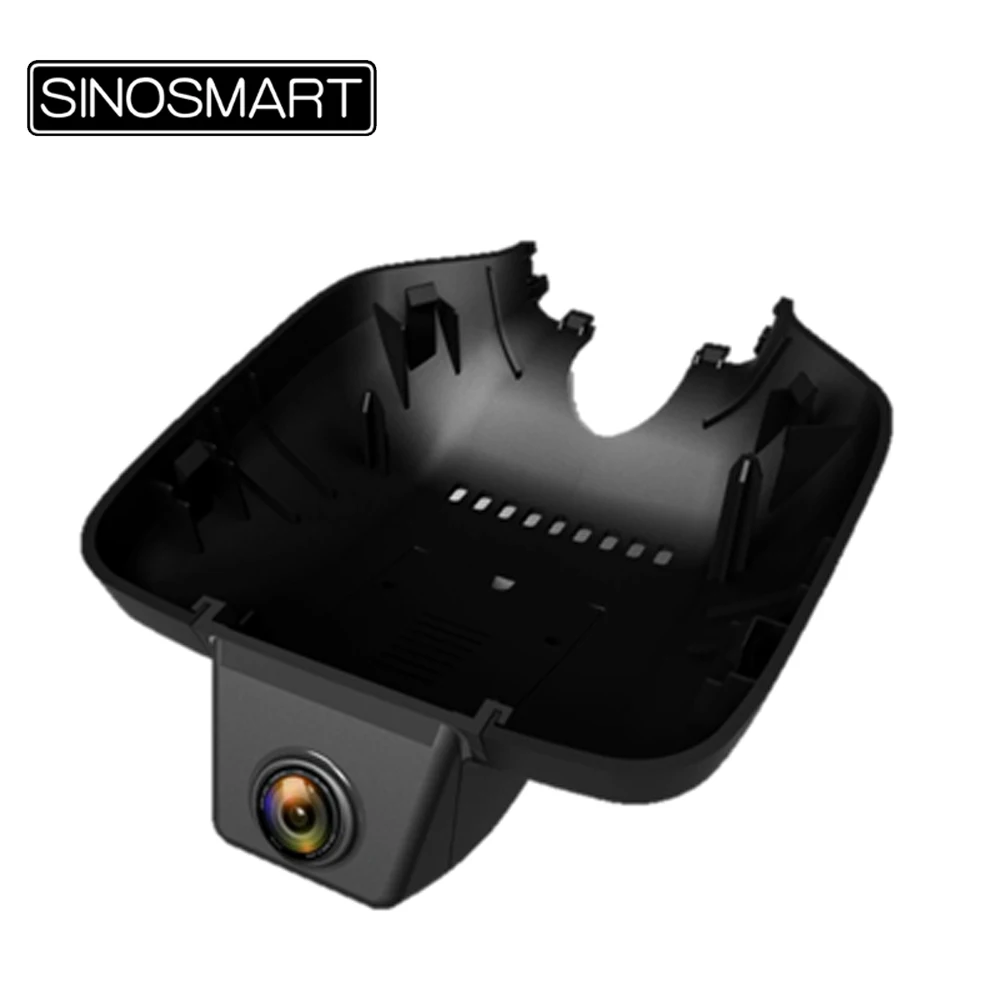 

SINOSMART Novatek 1080P Wifi DVR Camera for Buick GL6 2017 Control by Mobile Phone App Black Dual Camera Optional SONY IMX307