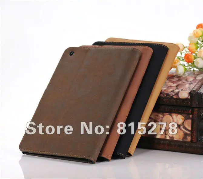 High Quality Flannelet Pattern Leather Case Stand Holder For ipad Mini 7.85&quot |
