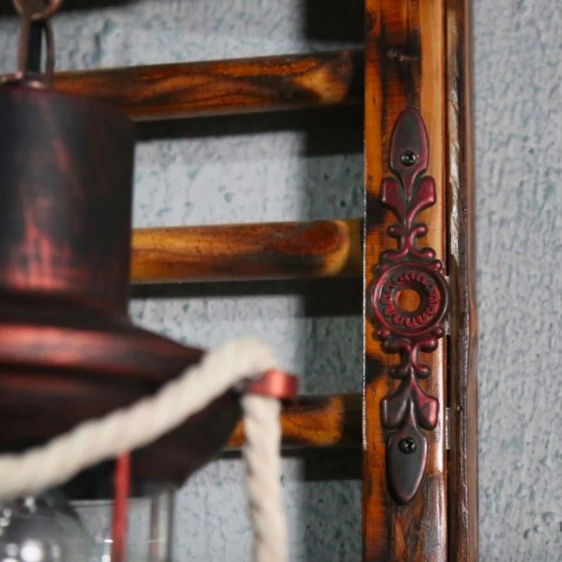 Восточно-Азиатская ручная китайская бамбуковая железная настенная лампа Led E27 для гостиной, ресторана, кофейни, входа, высотой 33 см, 1786.