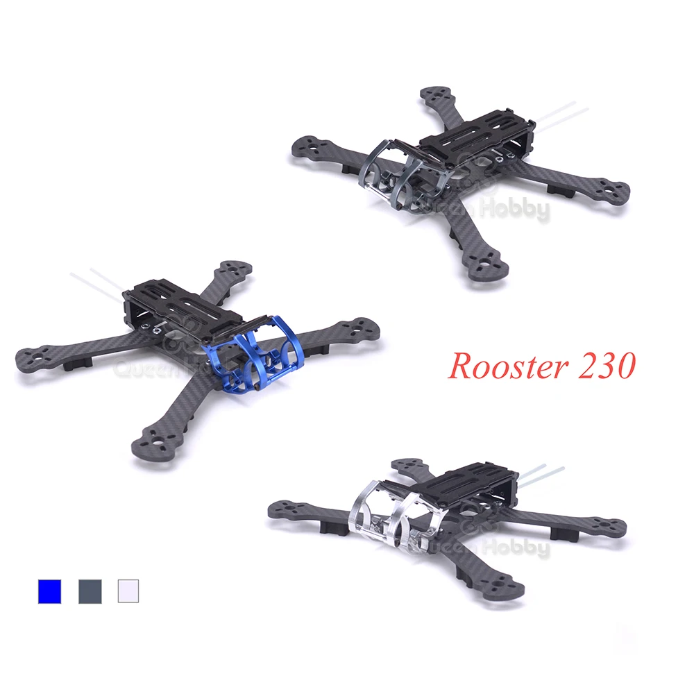 Рамка для квадрокоптера Rooster 230 225 мм 5 дюймов FPV гоночного Фристайл дрона Armattan PUDA