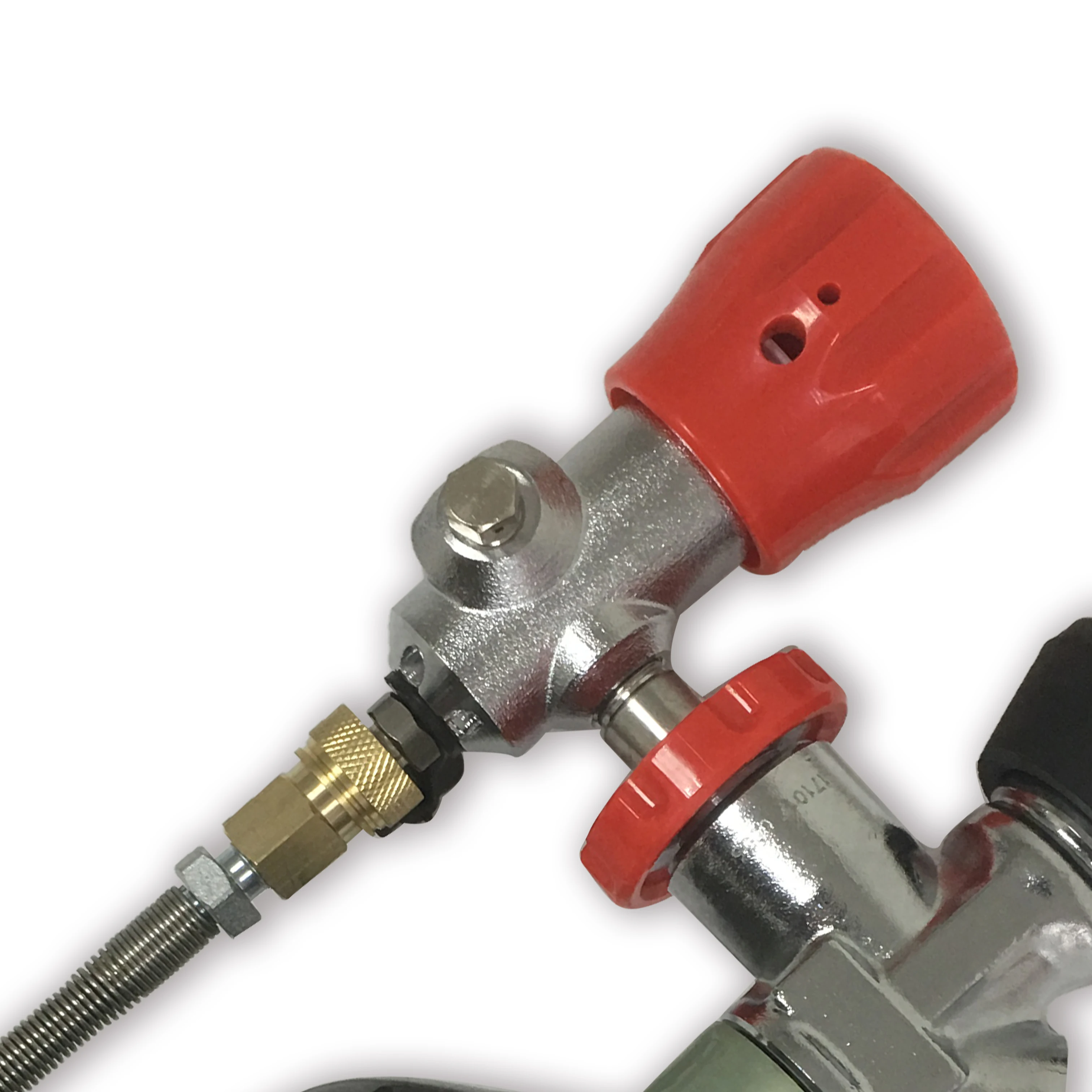 AC901 Best Selling Air Tank CO2 Gas Cylinder use Valve Quick Connector from Big Bottle to Small Bottle Filling StationAcecare